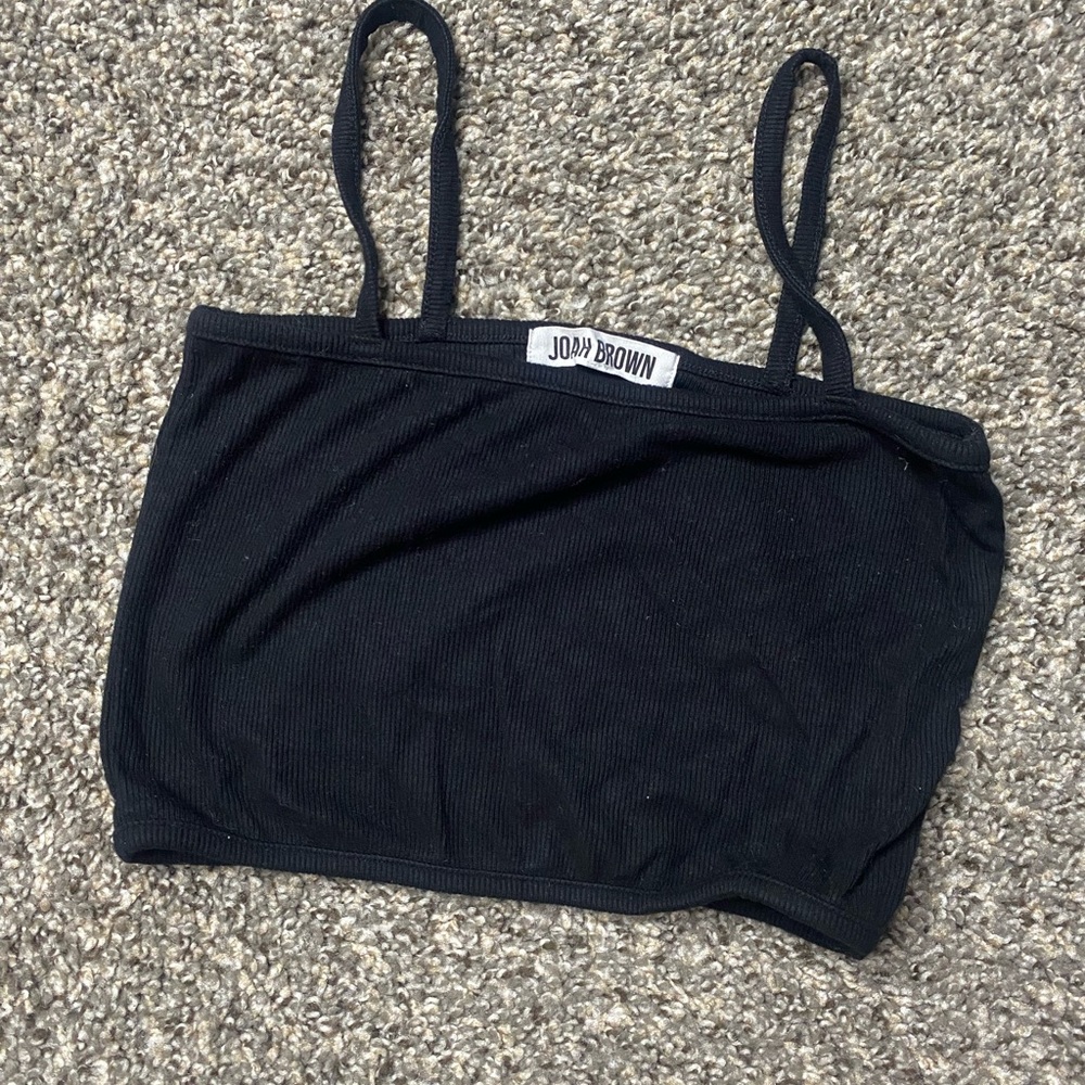 Joah Brown black Crop Top - Picture 4 of 6